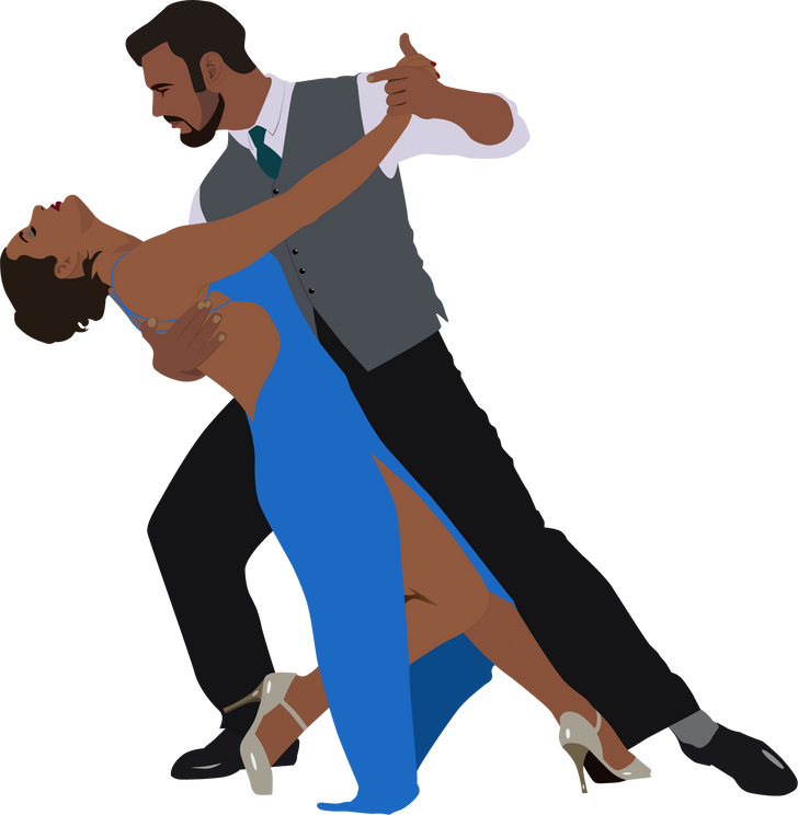 Dancing Couple Illustration